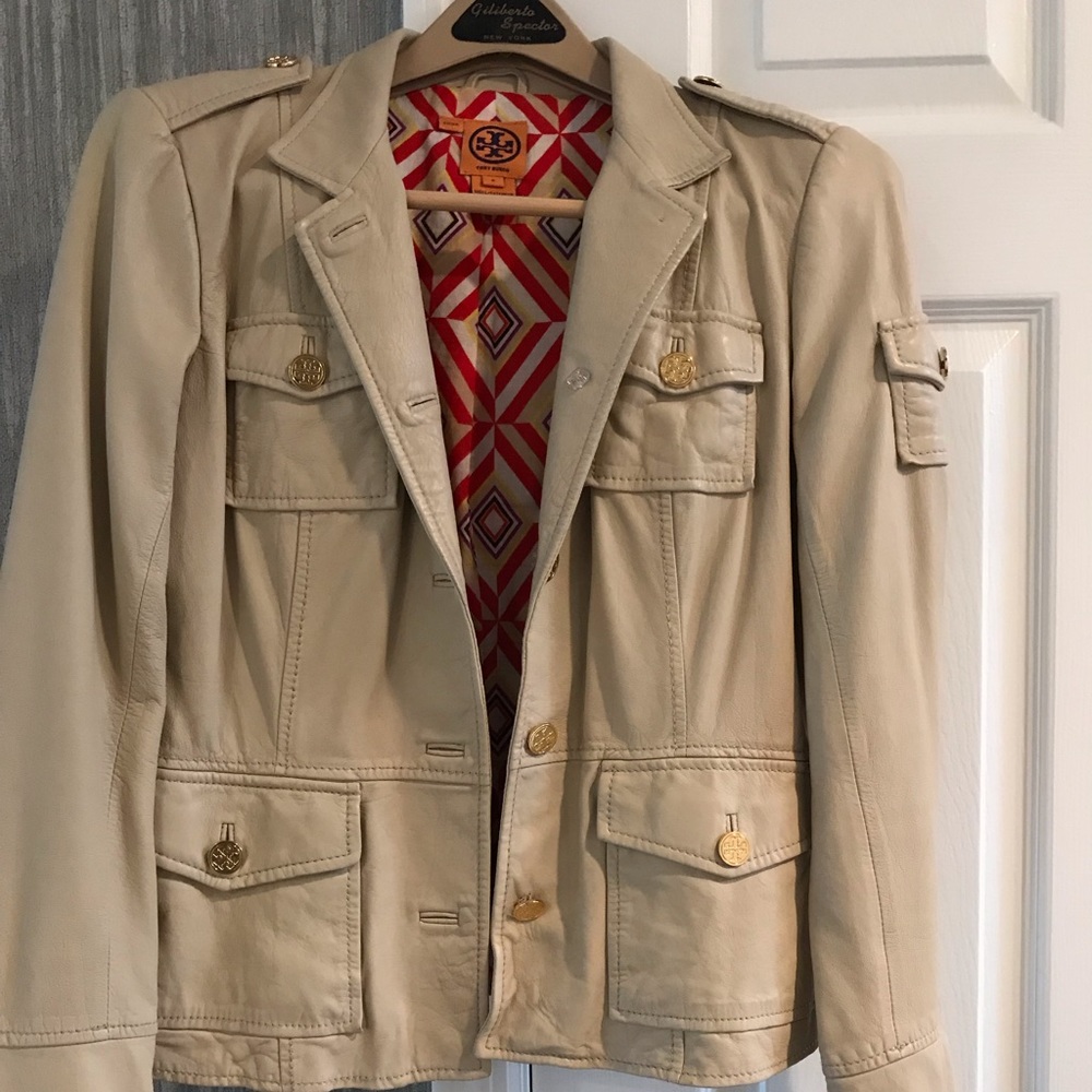 Tory Burch leather jacket size 6